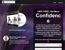 Tablet Screenshot of moreconfidencenow.com